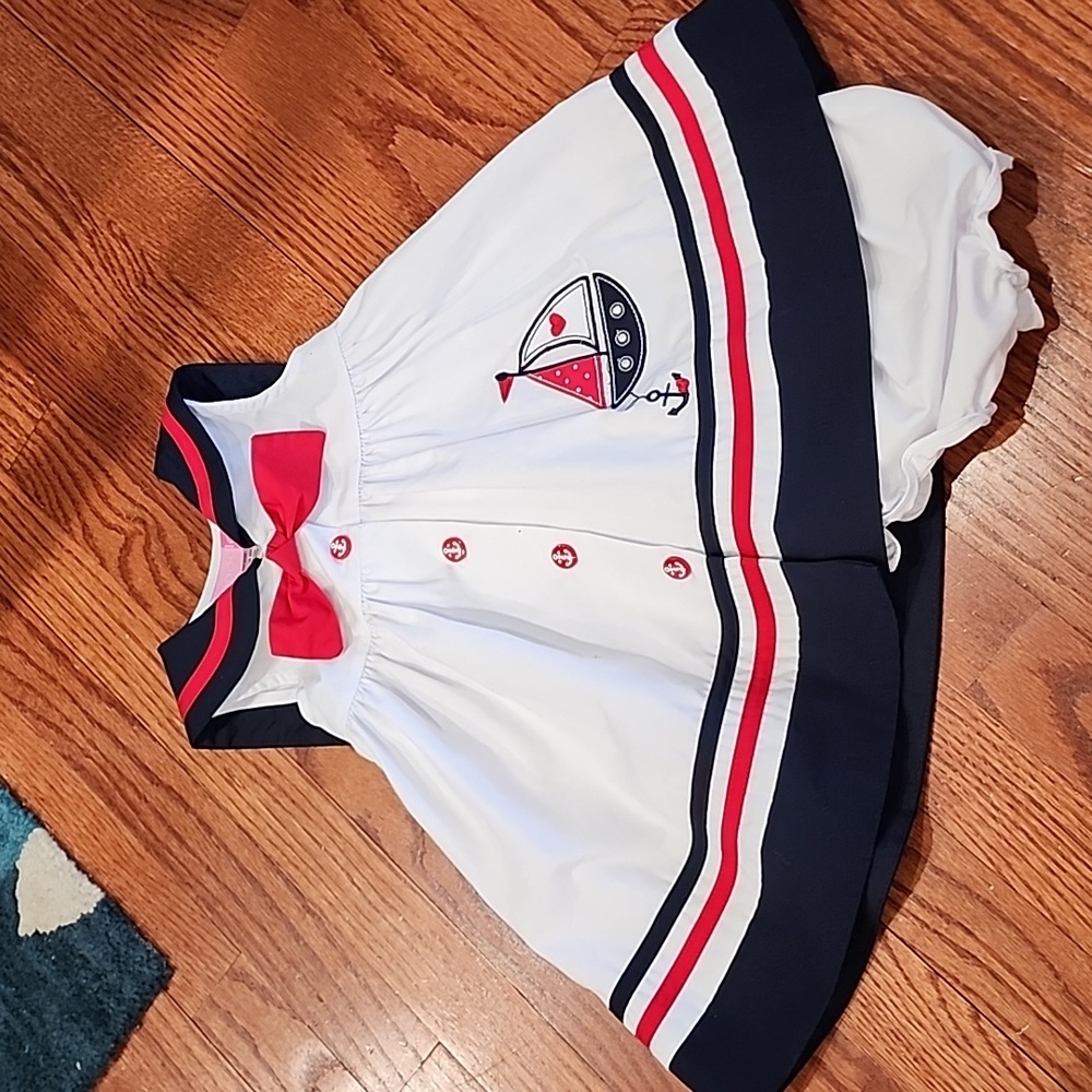 12 month New Good lad sailor dress with bloomers.
